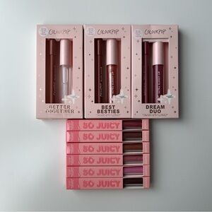 NEW ColourPop Limited Edition Lip Stick Sets + So Juicy Plumping Gloss Balm Set